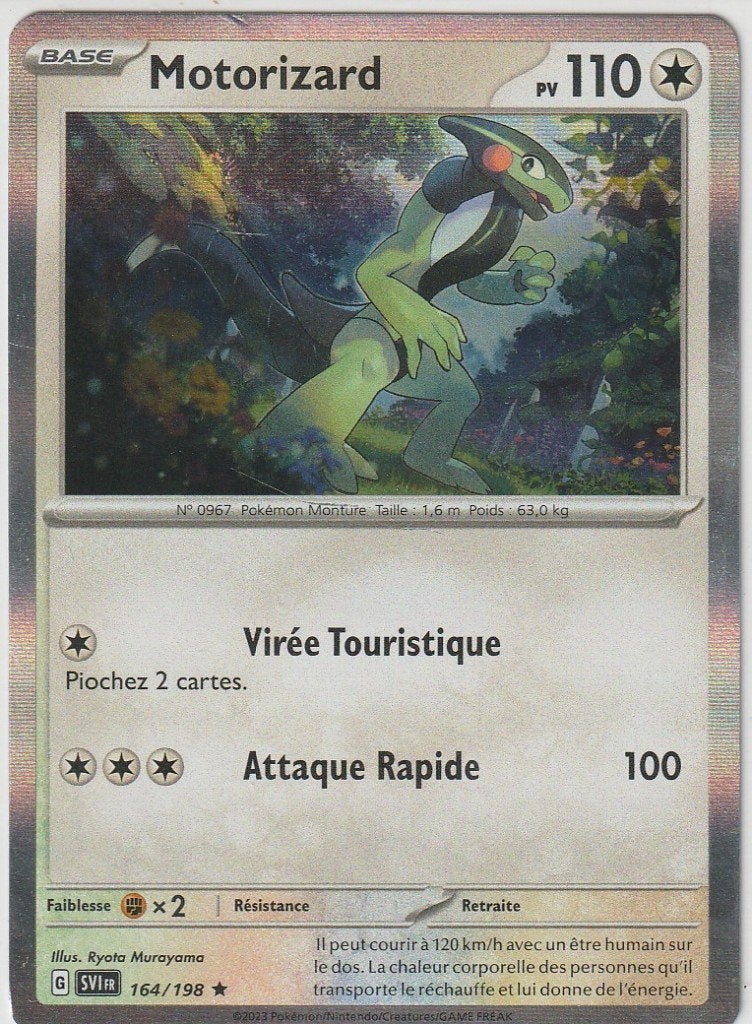 carte pokémon motorizard rare holo - 1, Enlèvement ou Envoi, Comme neuf