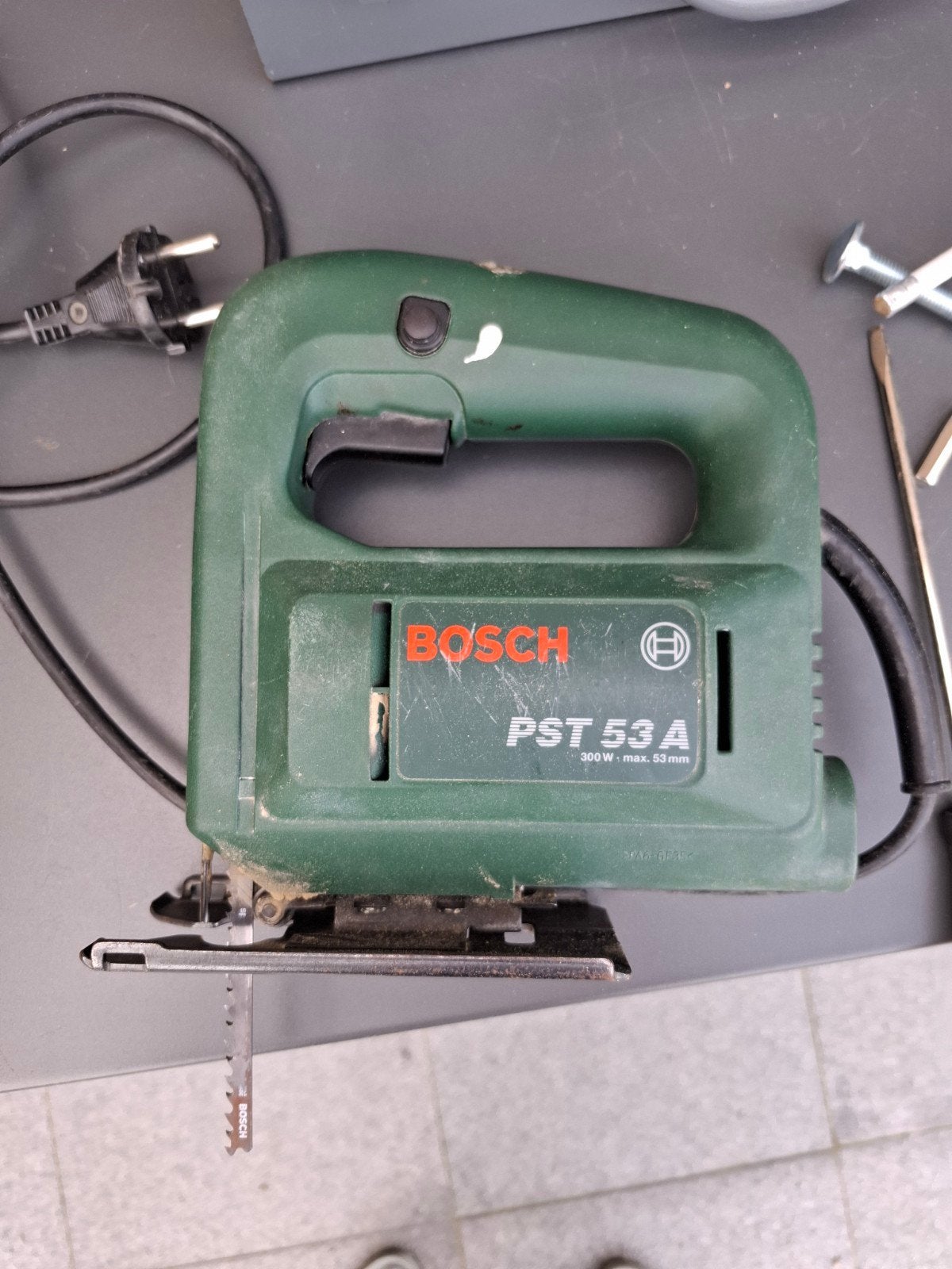 wipzaag Bosch, Ophalen, Gebruikt, Decoupeerzaag, Bosch groen