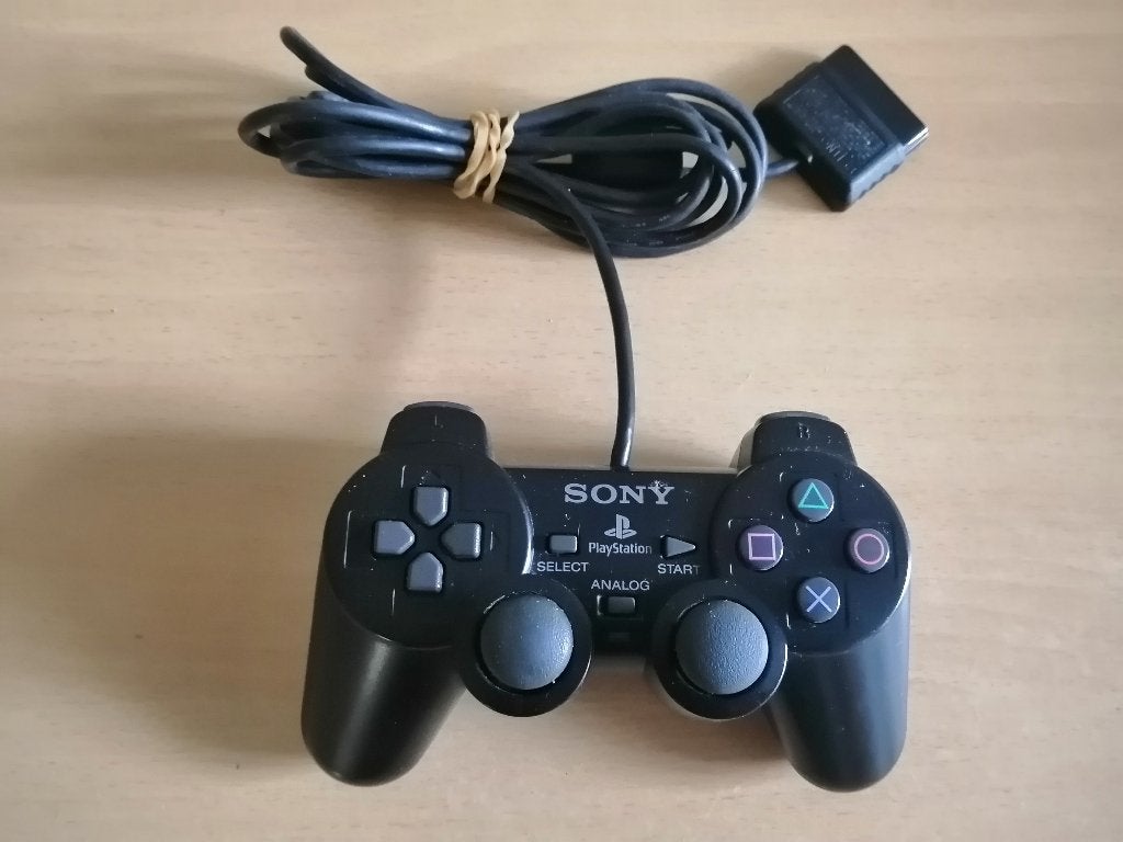 Manette officielle Sony DualShock 2 noire pour PS2, Consoles de jeu & Jeux vidéo, Enlèvement ou Envoi, Utilisé, Contrôleur, PlayStation 2