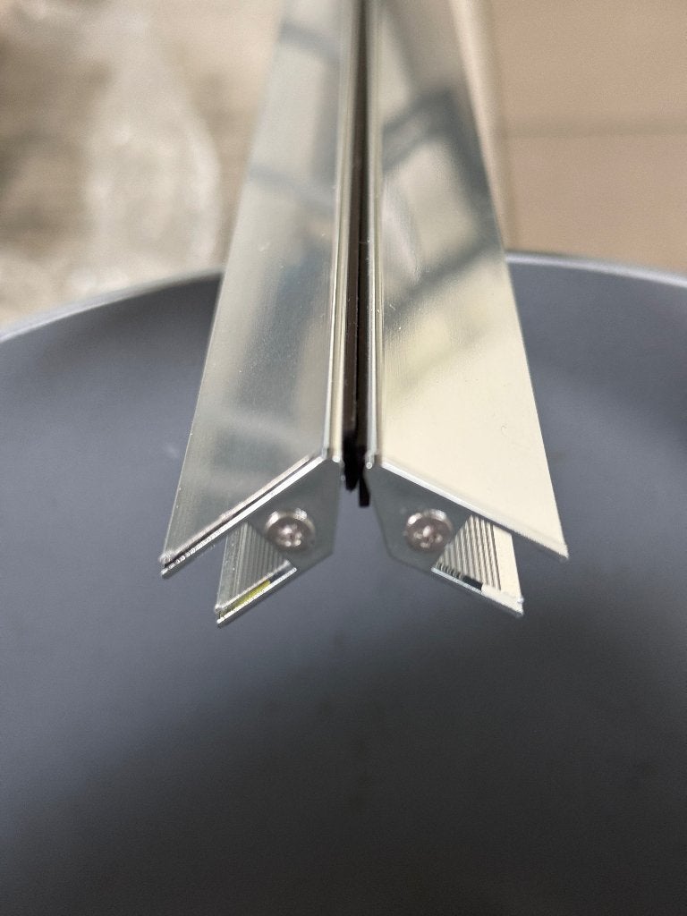 Profils de fermeture magnétiques chromées pour douche, Enlèvement, Neuf, Chrome, Douche