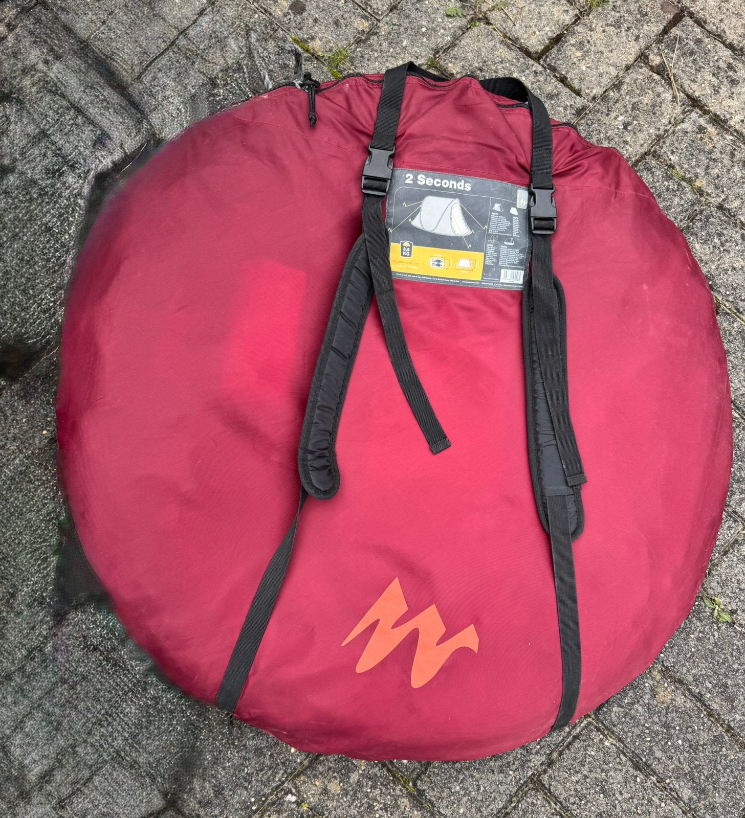 Tente décathlon, Caravanes & Camping, Tentes, Enlèvement, Utilisé, Jusqu'à 2