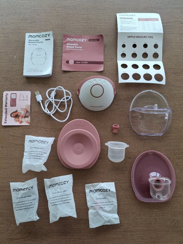 Momcozy M6 mobiele borstkolf enkel bruin, Kinderen en Baby's, Babyvoeding en Toebehoren, Ophalen of Verzenden, Zo goed als nieuw