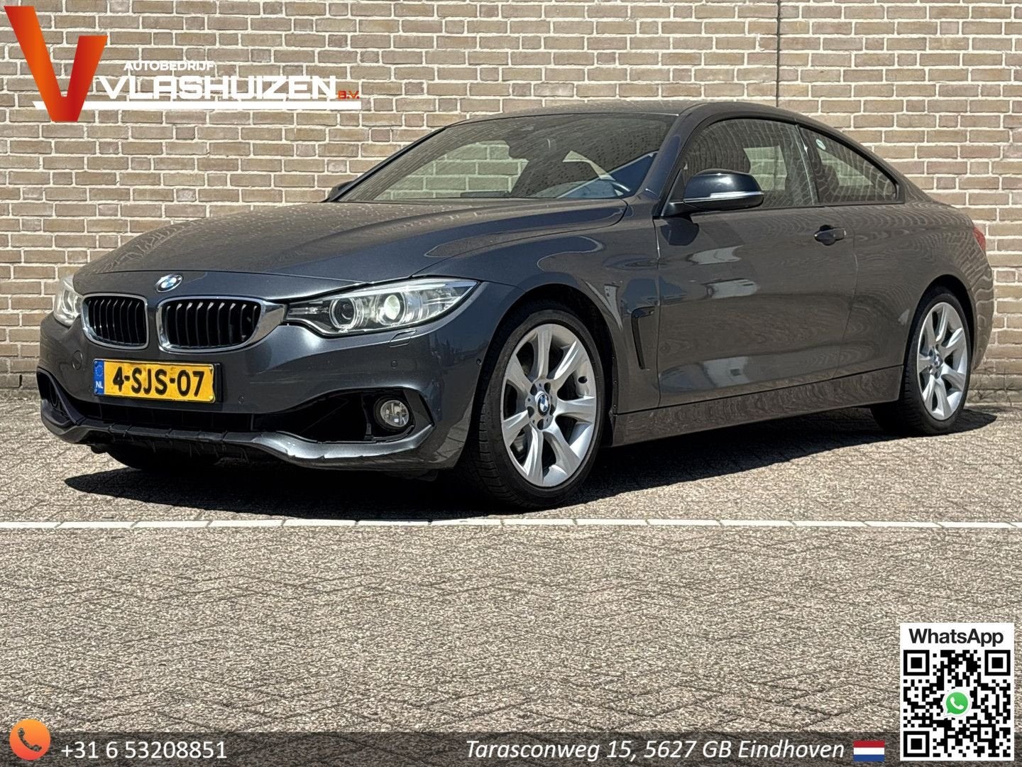BMW 428 4-serie Coupé 428i High Executive, Auto's, Automaat, Zwart, 4 Reeks, Bedrijf