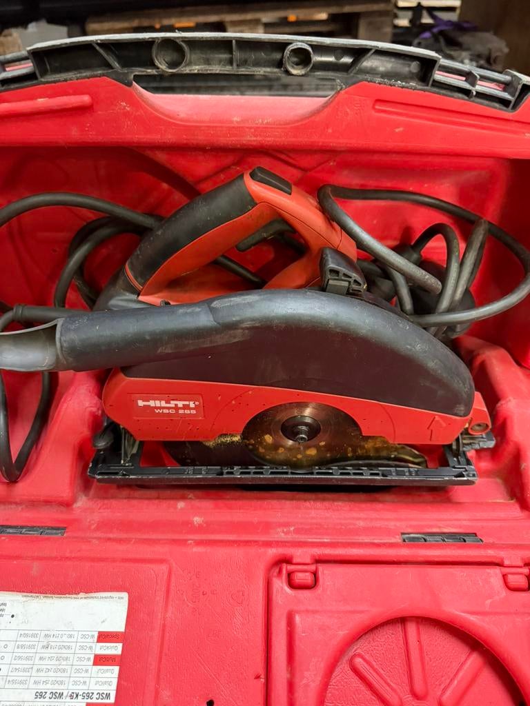 Cirkelzaag hilti WSR 265, Ophalen, Zo goed als nieuw, Cirkelzaag