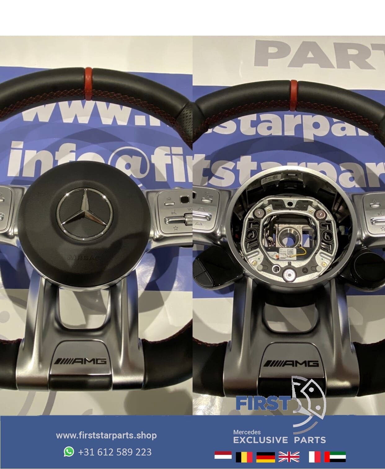 2020 AMG STUUR + AIRBAG A35 A45 CLA45 C63 E63 GLC63 GLE63 GT, Utilisé, -, -, Enlèvement ou Envoi