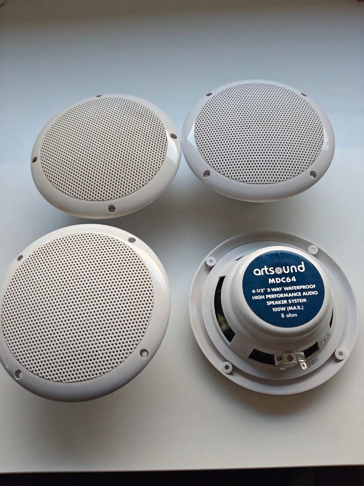 4 Artsound MDC64 luidsprekers, Ophalen