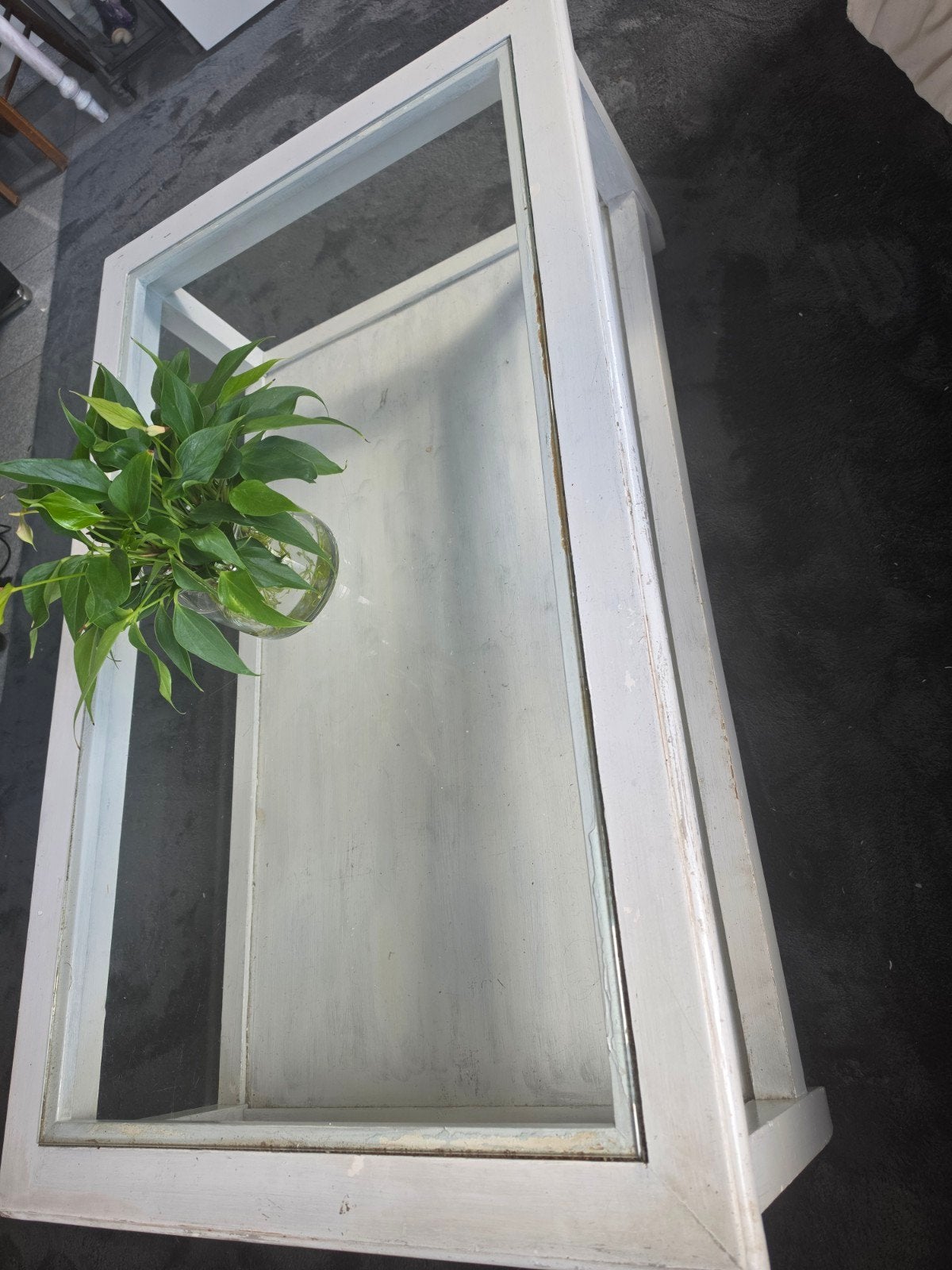 salontafel, Ophalen, Glas