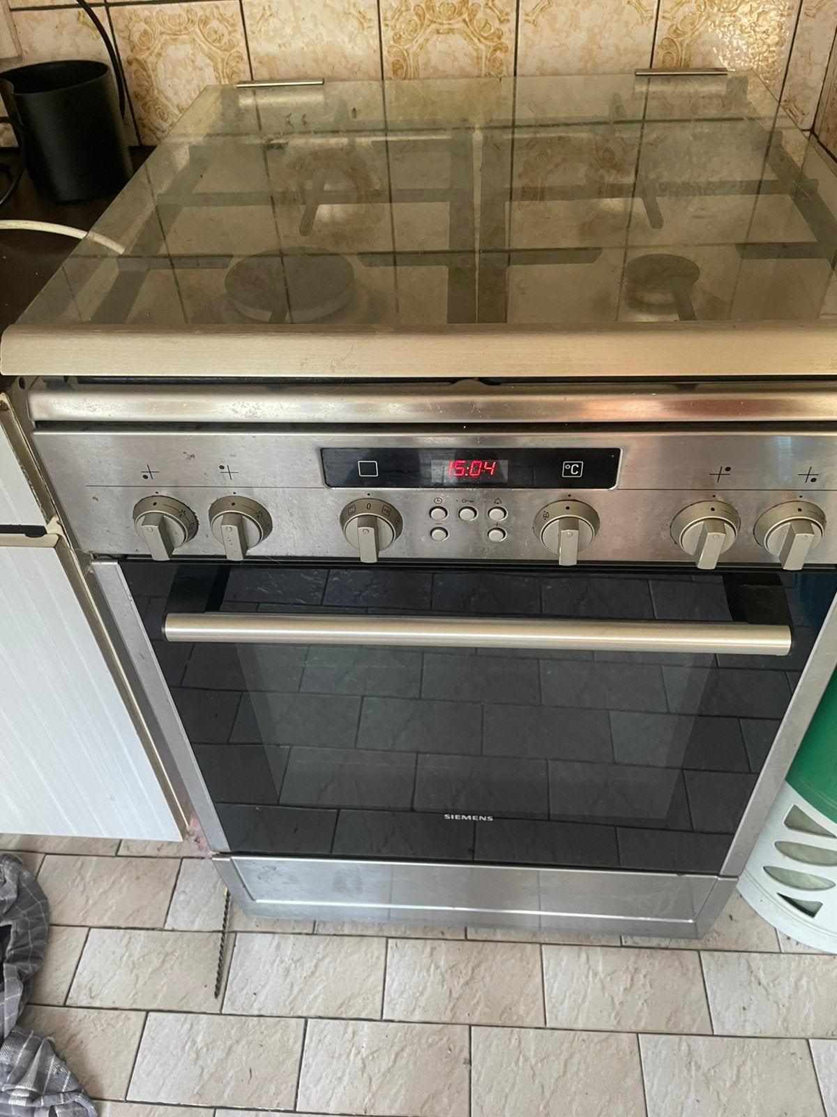 Gasvuur met electrische oven, Elektronische apparatuur, Fornuizen, Ophalen, Gebruikt, Gas, 4 kookzones