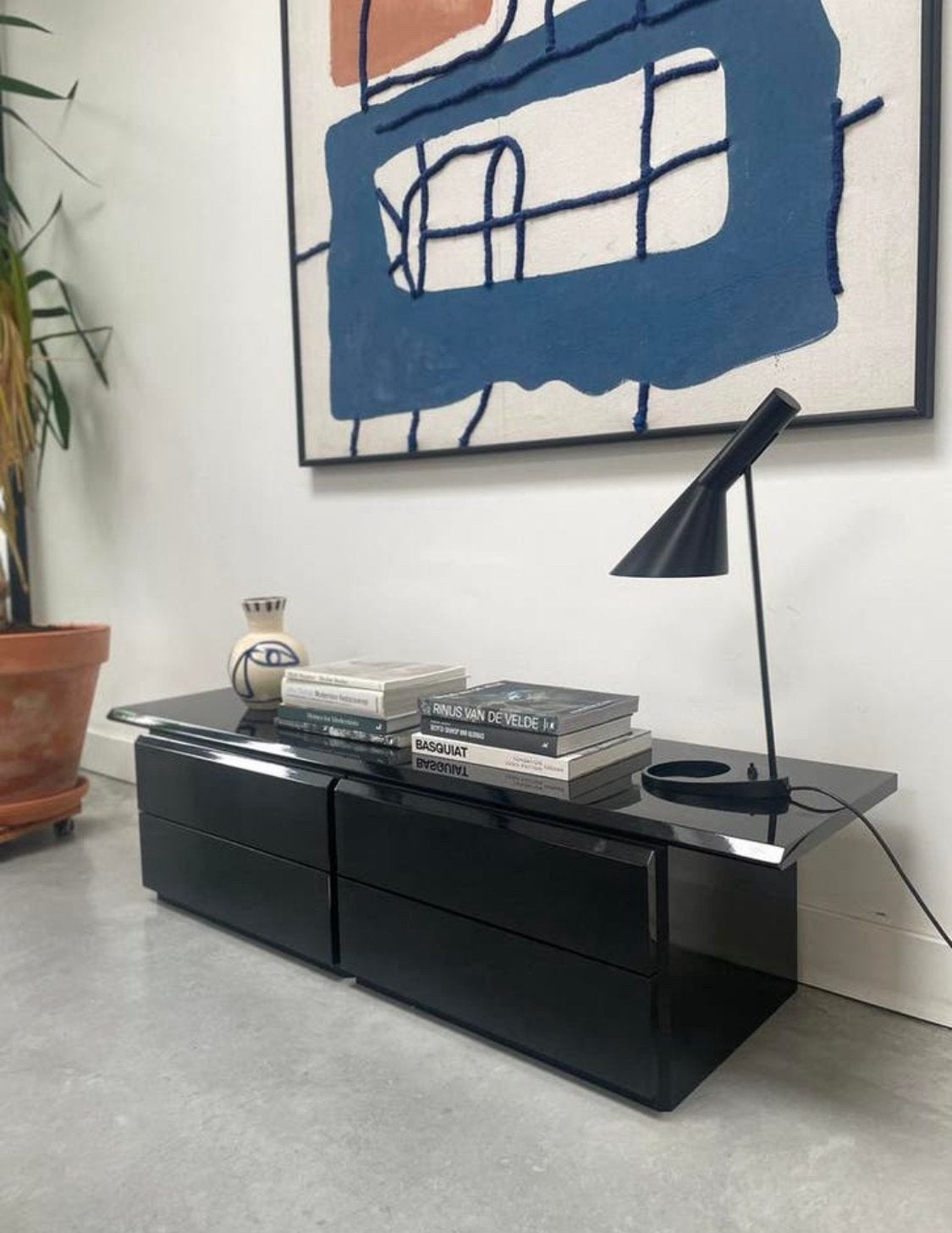 Tv kast dressoir laquered x mooie combo vitra, Ophalen, Zo goed als nieuw