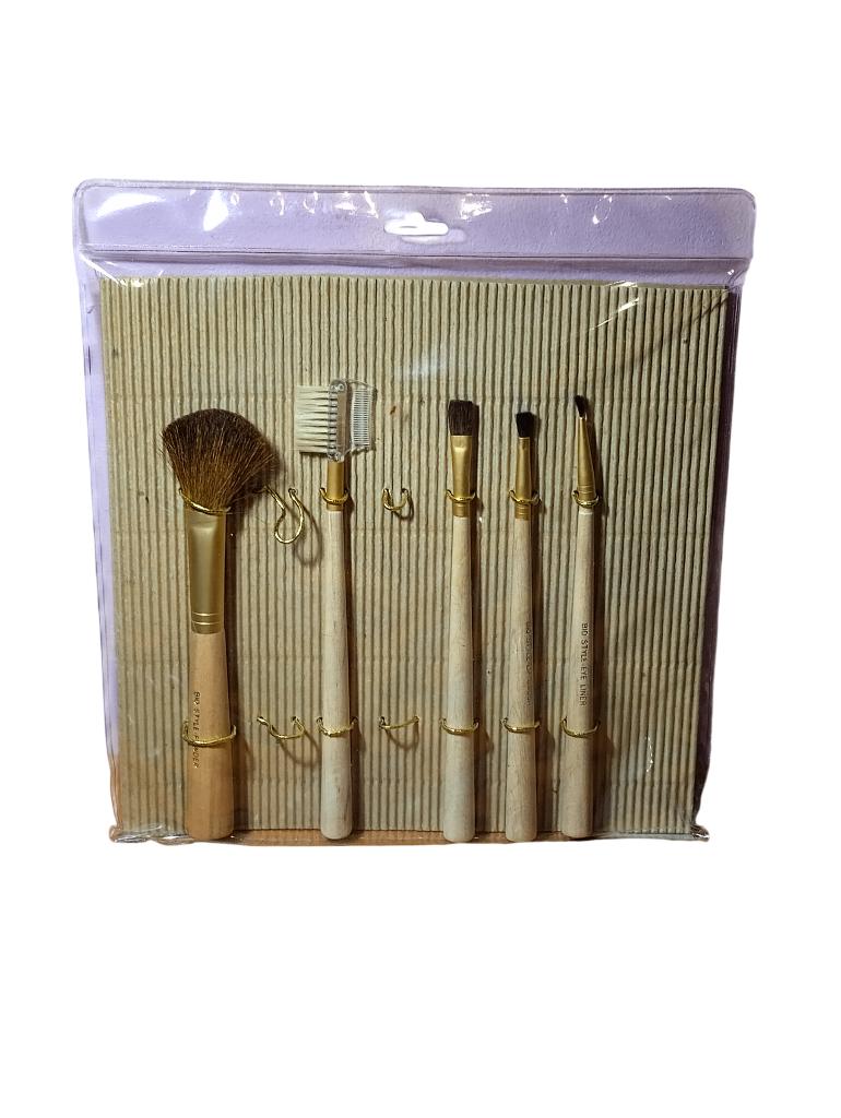 Kit pinceaux maquillage bio style, Enlèvement, Comme neuf, Tout le visage, Accessoires
