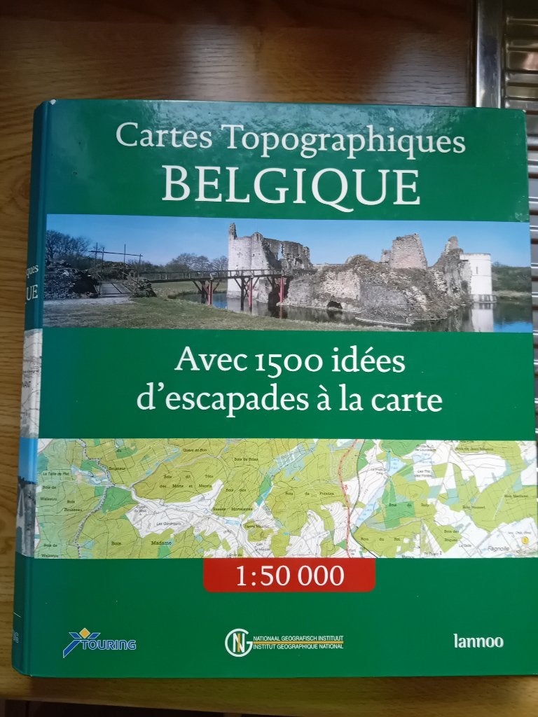 Topografische kaarten Belgie, Boeken, Ophalen, Overige atlassen, 2000 tot heden, Zo goed als nieuw