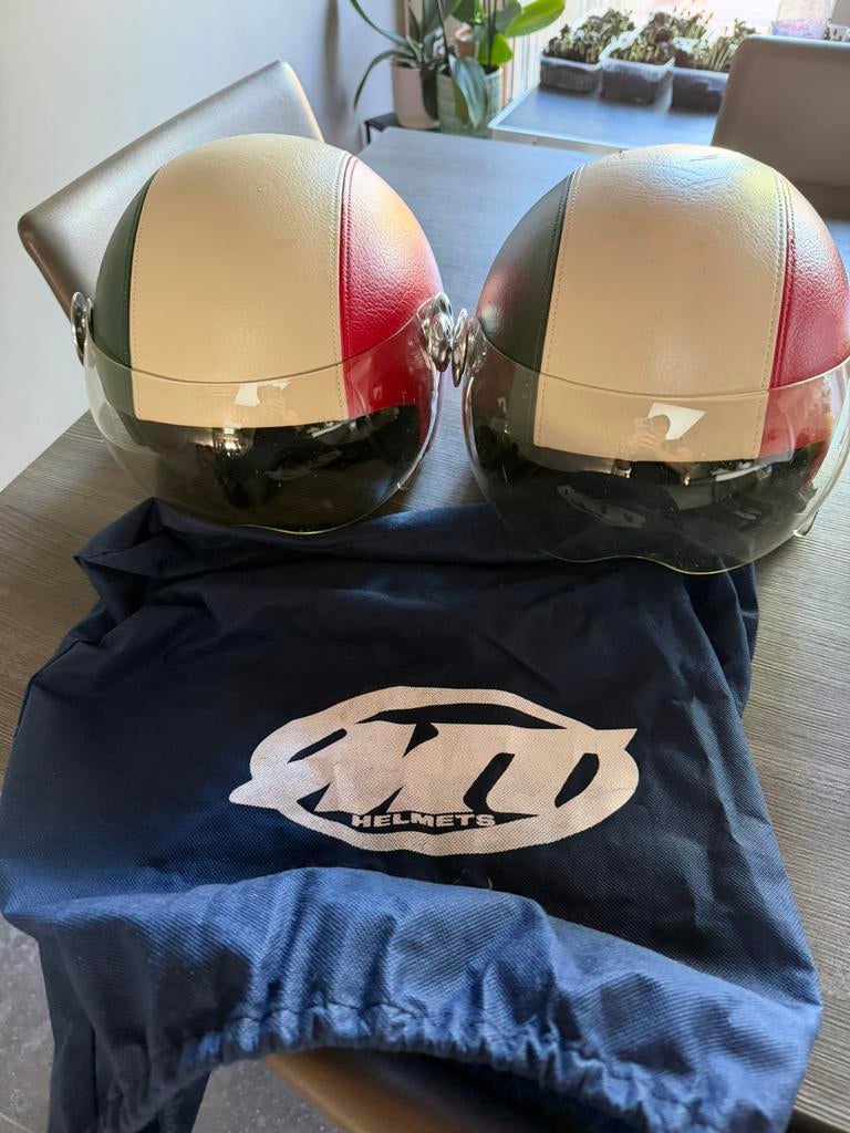 scooterhelmen, Fietsen en Brommers, Brommerhelmen, Ophalen, Gebruikt, Medium