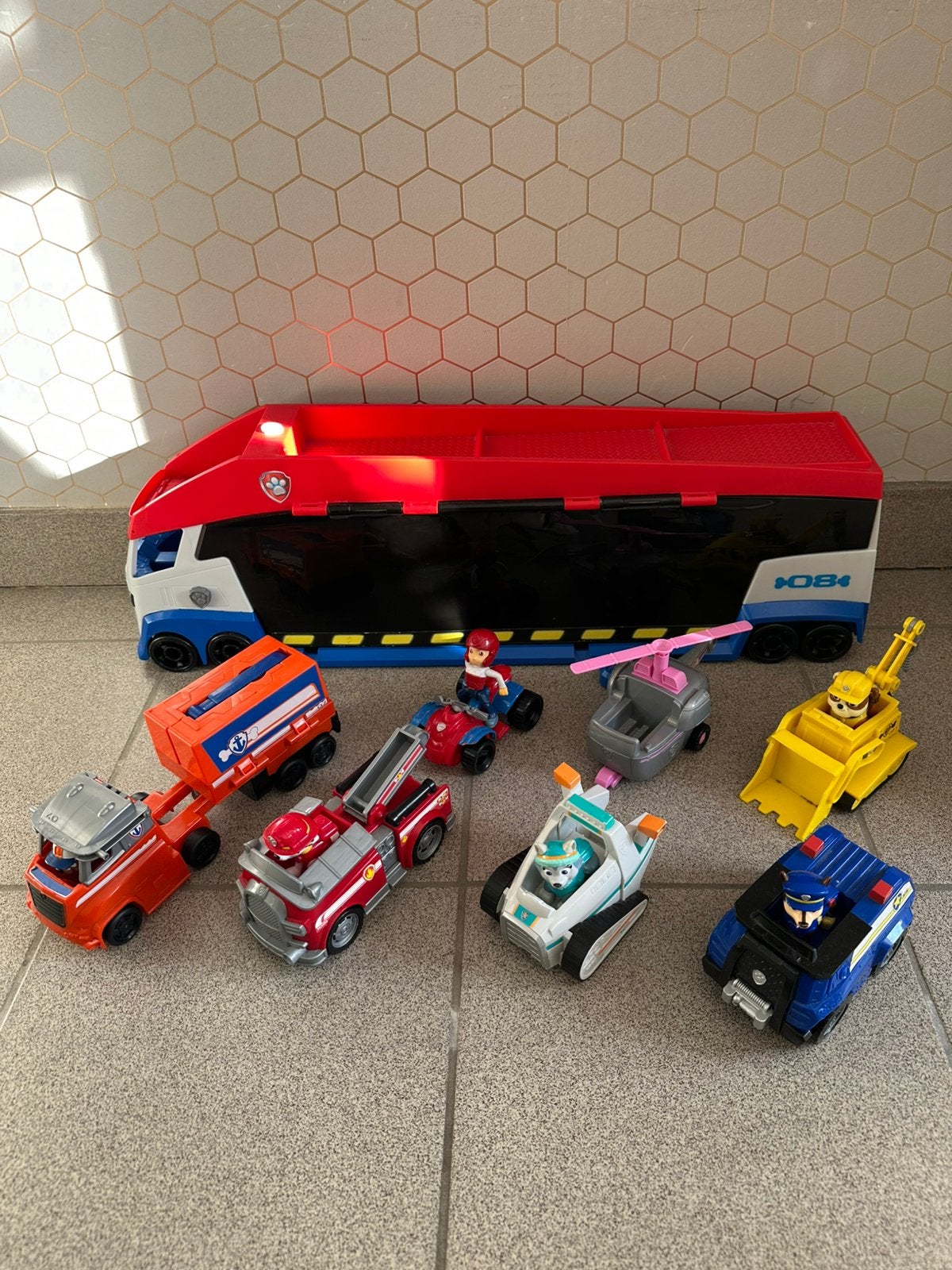 Set Vrachtwagen paw patrol, Enlèvement, Comme neuf