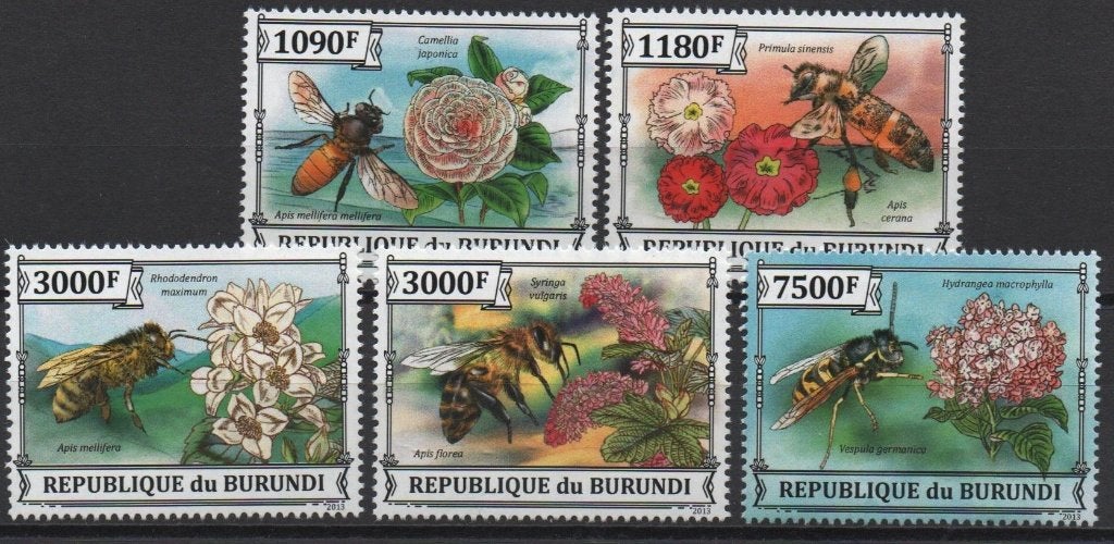 Timbres du Burundi, Envoi, Autres pays, Non oblitéré