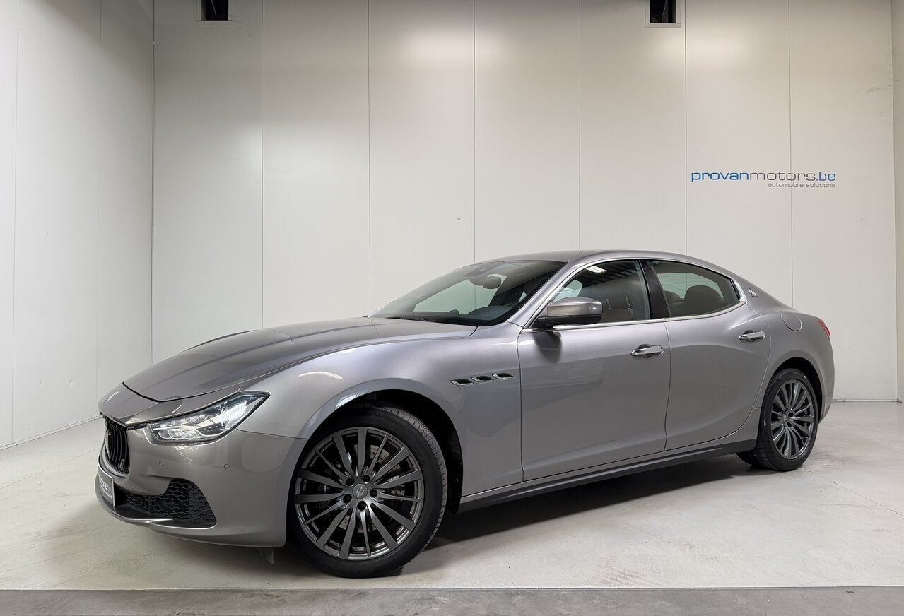Maserati Ghibli 3.0D Autom. - Harman/Kardon - Topstaat! Exp, Auto's, 203 kW, Euro 6, 2987 cc, Bruin