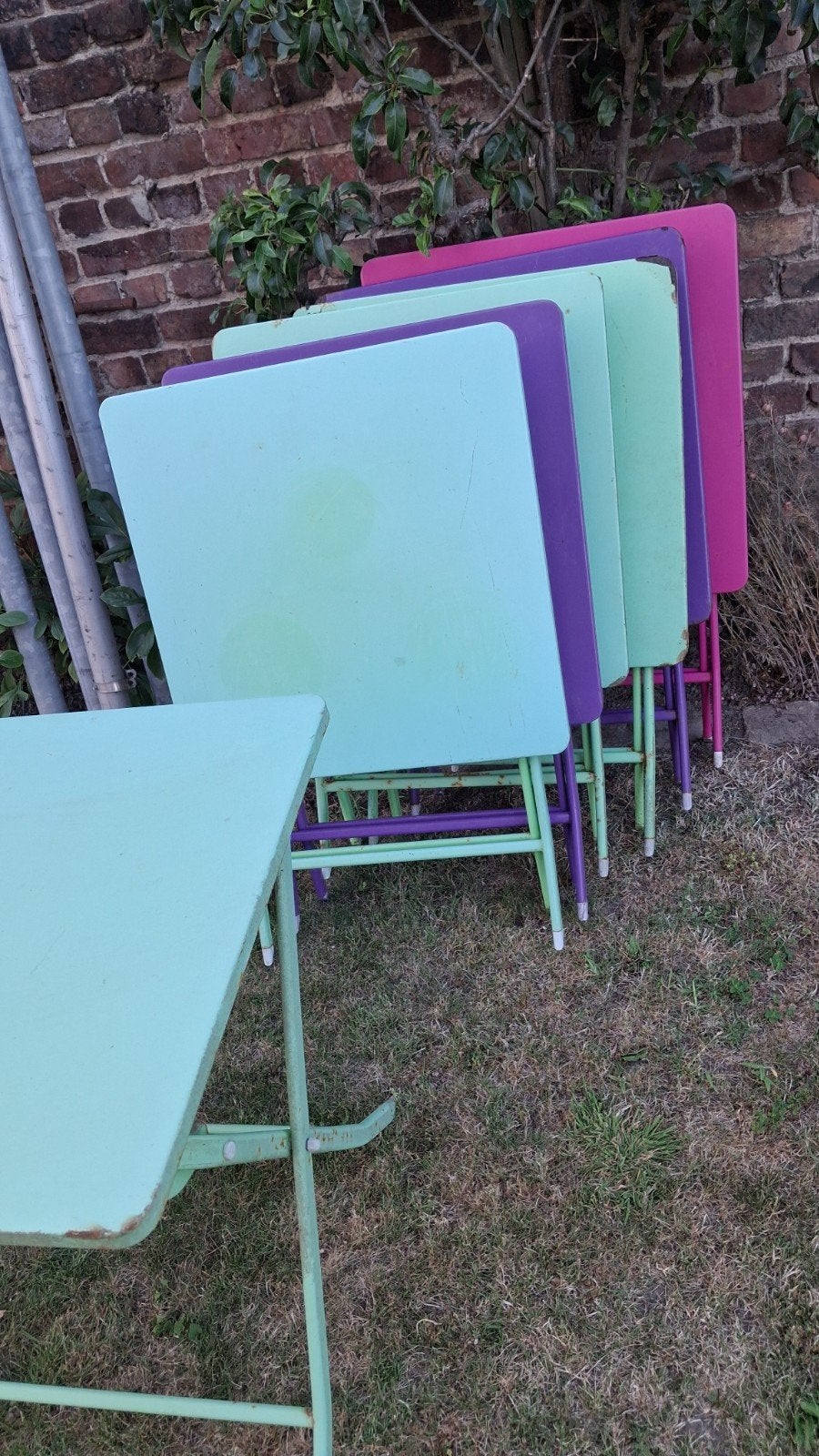 8 tables de bistrot Tables de patio. Tables d'appoint, Caravanes & Camping, Enlèvement