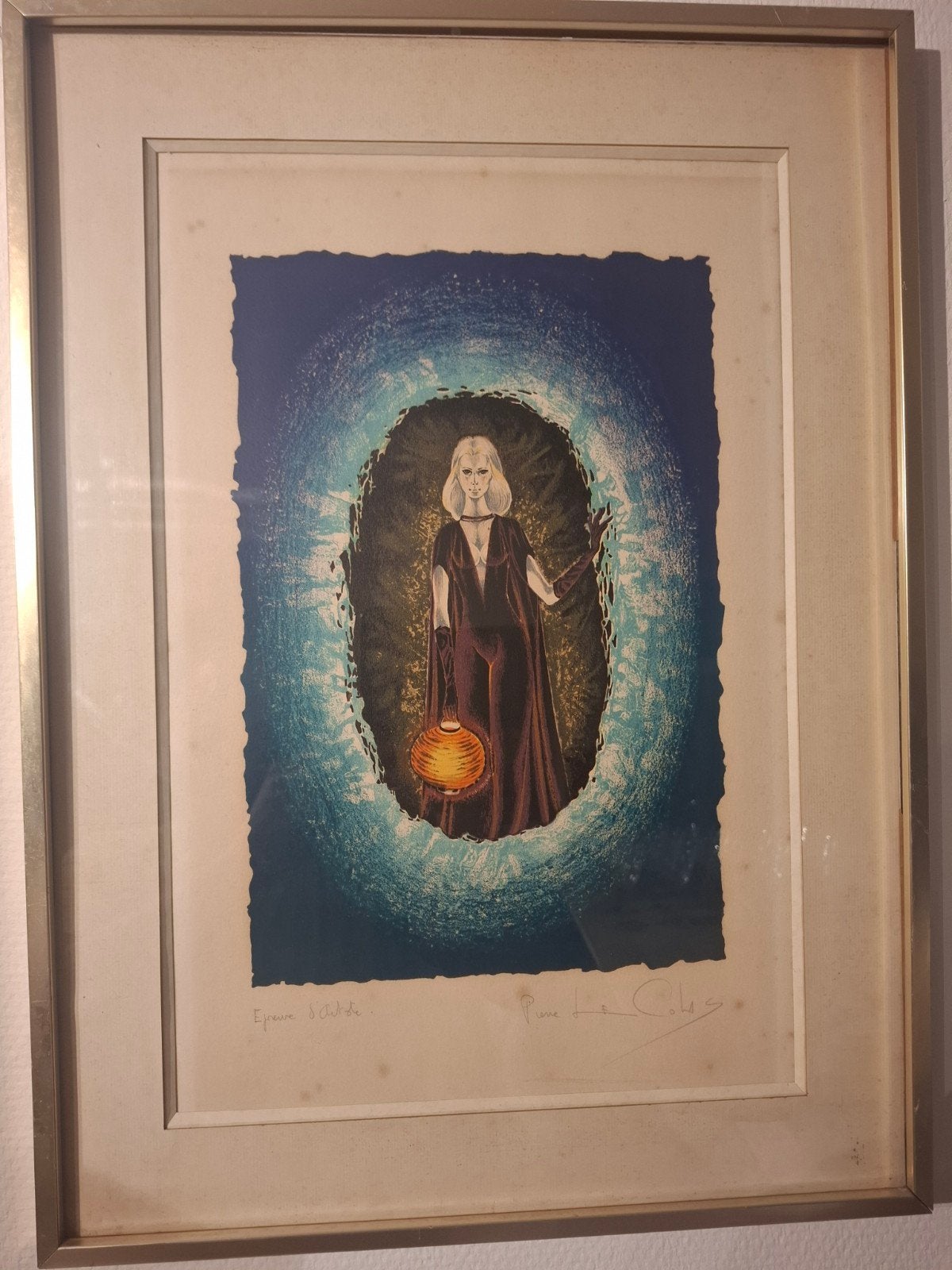 Lithographie originale signée de Pierre LE COLAS (1930-2020), Enlèvement ou Envoi