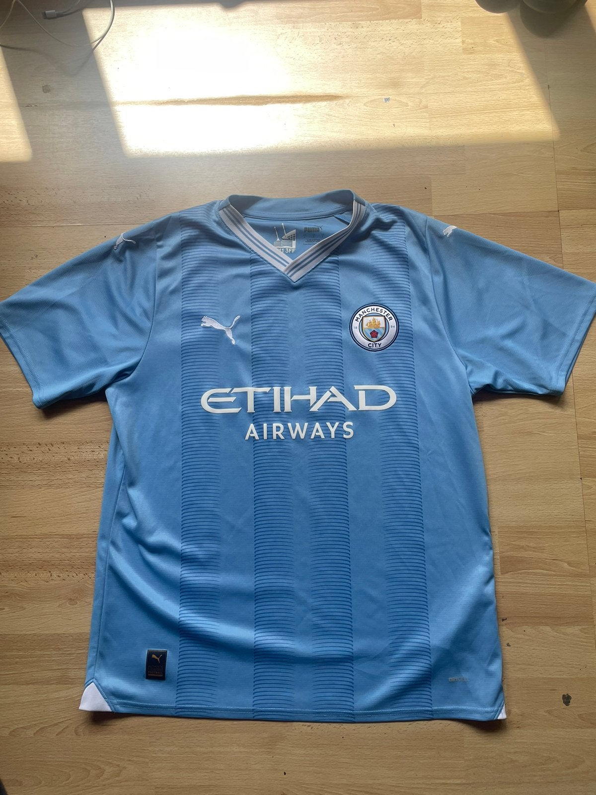 Manchester City thuisshirt 2024/2025, Maat L, Ophalen of Verzenden, Zo goed als nieuw, Shirt