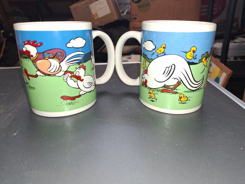 Tasses poules, Enlèvement ou Envoi, Comme neuf