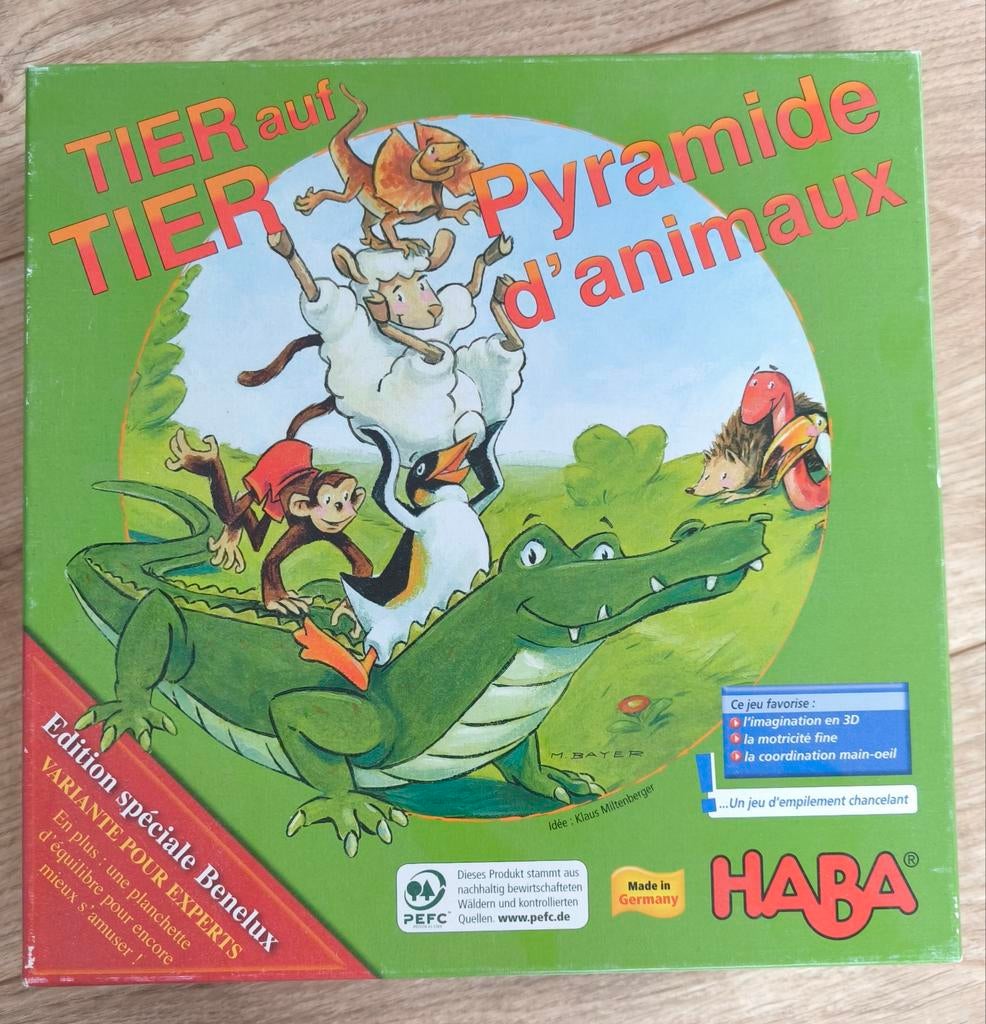 PYRAMIDE D'ANIMAUX JEU HABA, Enlèvement