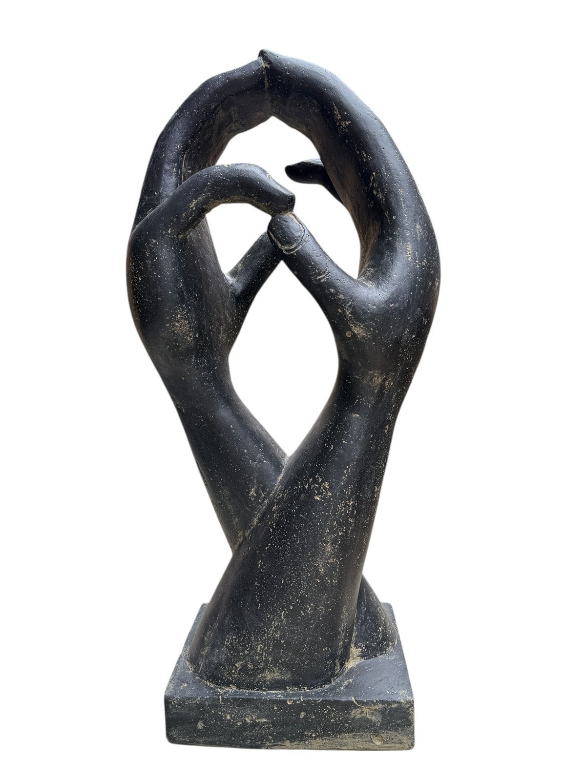 Stenen tuinbeeld 100cm - helping hands, Ophalen, Steen, Asian import, Nieuw