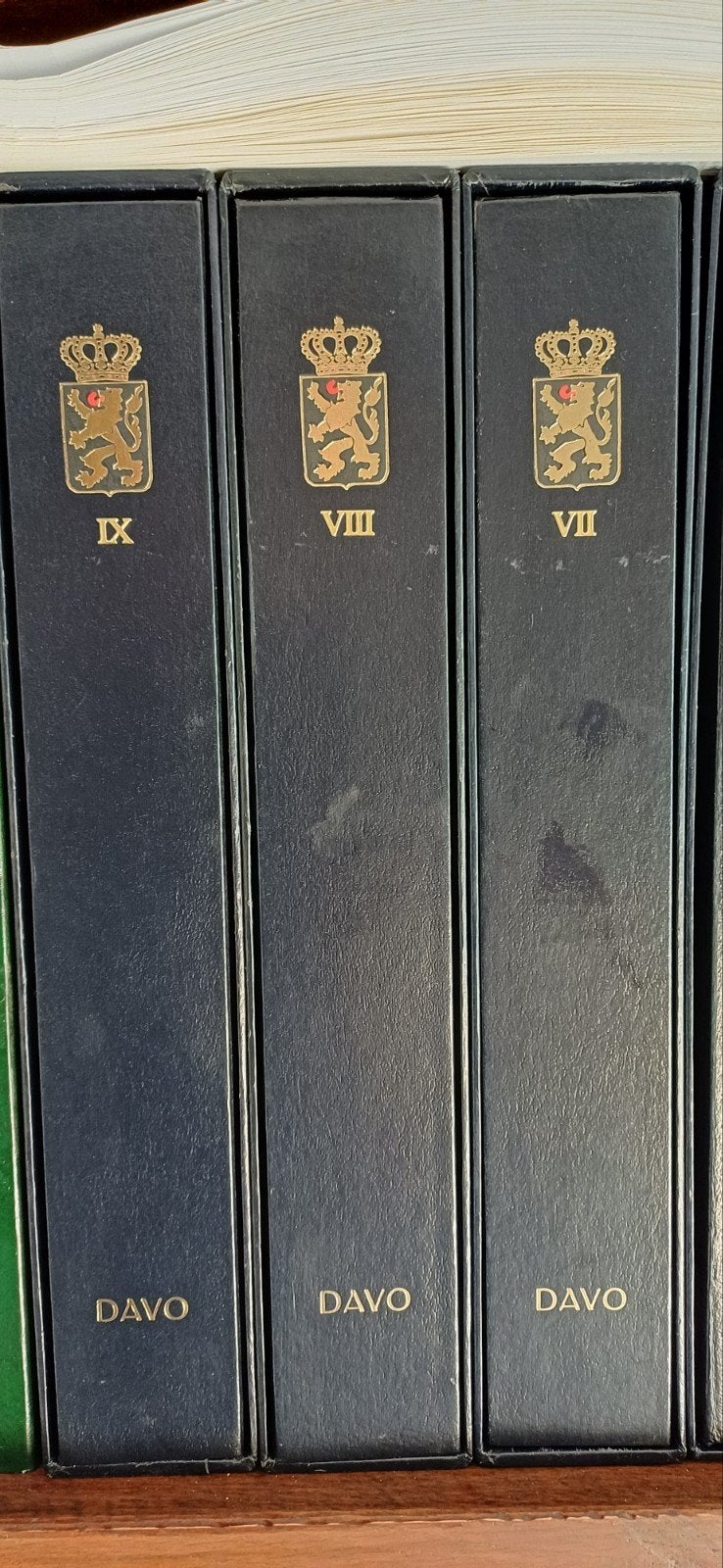 3 lege davoboeken VII VIII en IX ALS NIEUW, Ophalen of Verzenden