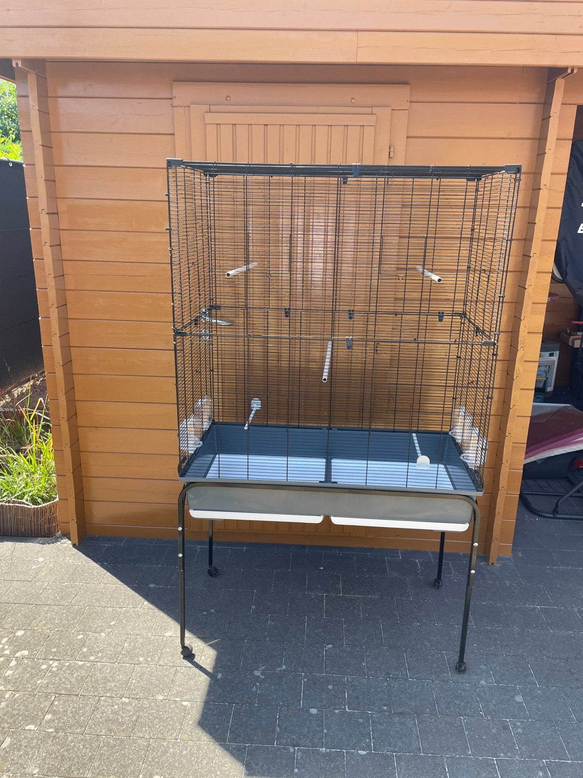 Binnenvoliere/vogelkooi, Animaux & Accessoires, Oiseaux | Cages & Volières, Enlèvement, Utilisé, Métal, Cage à oiseaux