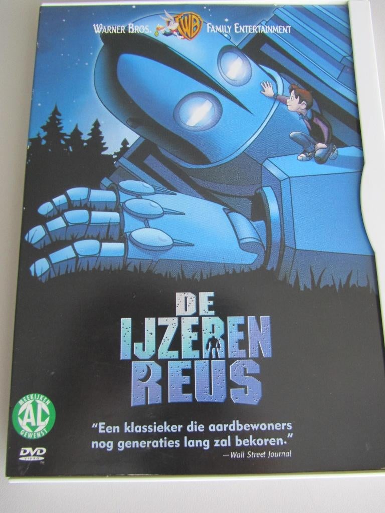 DVD DE IJZEREN REUS (The iron giant), Cd's en Dvd's, Gebruikt, Tekenfilm, Ophalen of Verzenden, Alle leeftijden