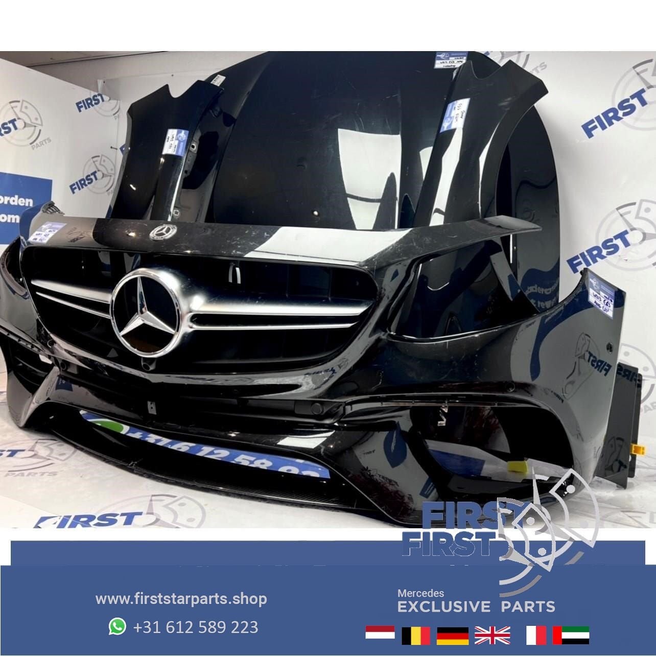 W213 S213 E63 AMG VOORKOP COMPLEET Mercedes E Klasse 2016-20, Auto-onderdelen, Gebruikt, -, Voor, Ophalen of Verzenden