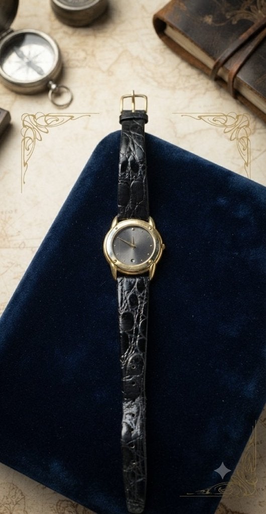 Montre vintage de Garonne de Luxe, Bijoux, Sacs & Beauté, Montres | Femmes, Montre-bracelet, Autres marques, Cuir, Acier