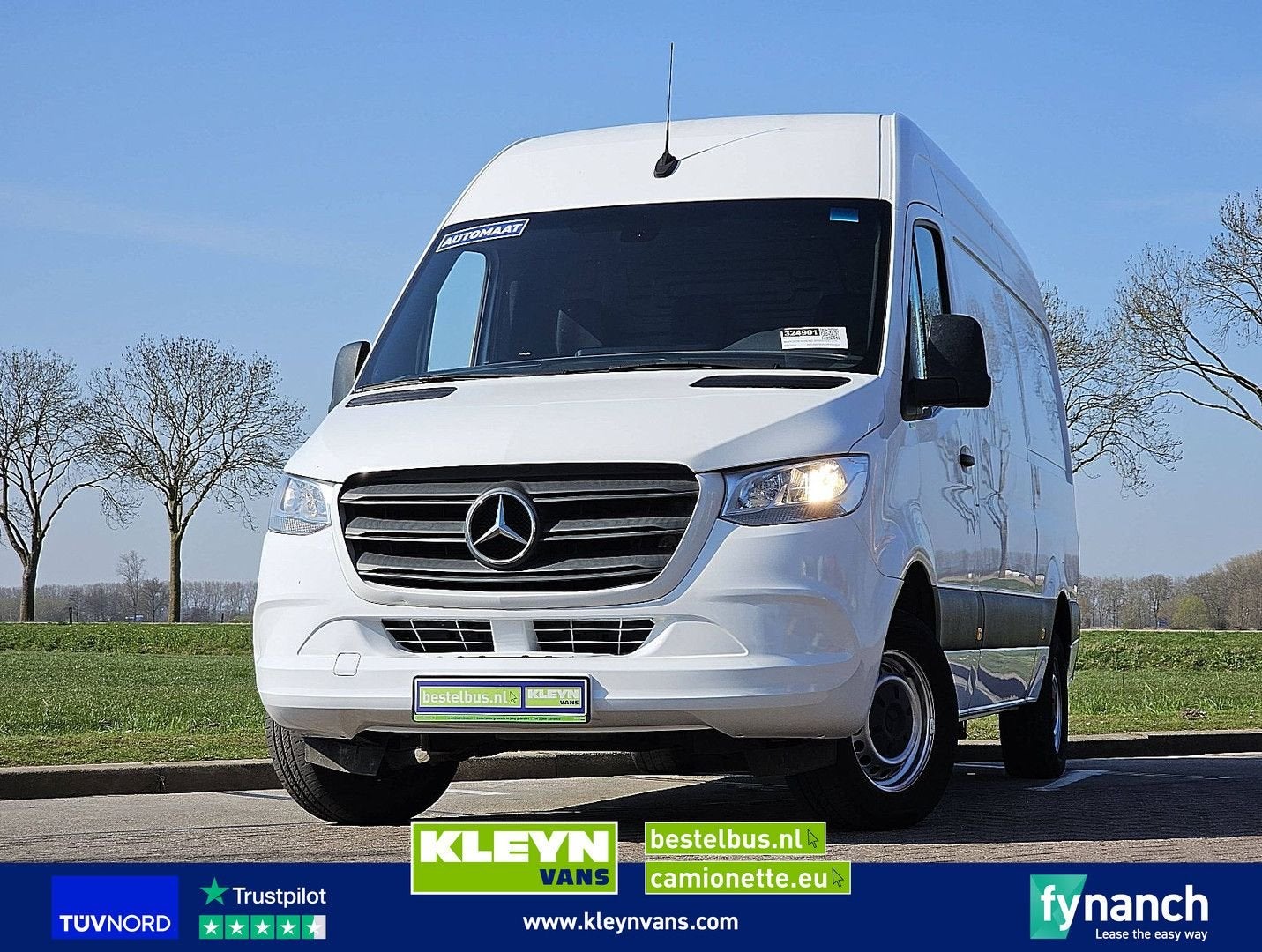 Mercedes-Benz SPRINTER 314 L2H2 Mbux RWD Euro6!, Automaat, ABS, Wit, Mercedes-Benz