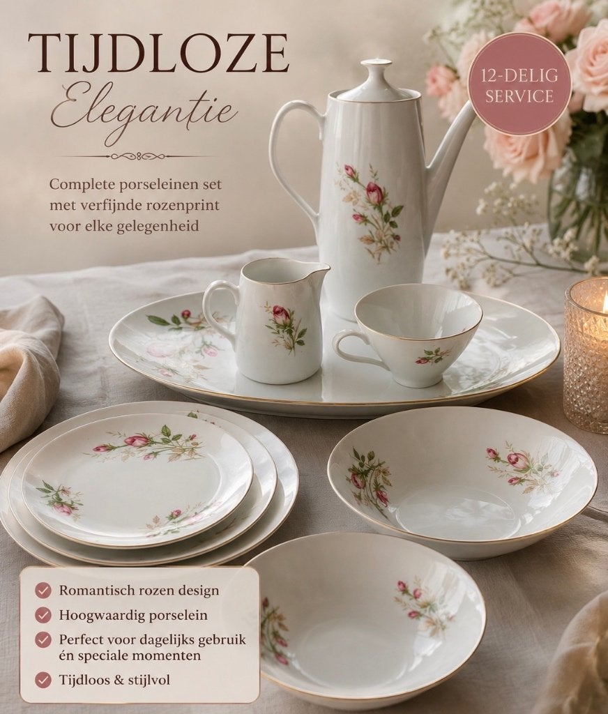 Service, Antiek en Kunst, Antiek | Servies compleet, Ophalen