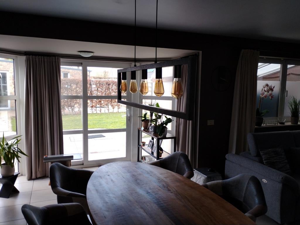 Vintage hanglamp 5 lights, Huis en Inrichting, Ophalen, Zo goed als nieuw