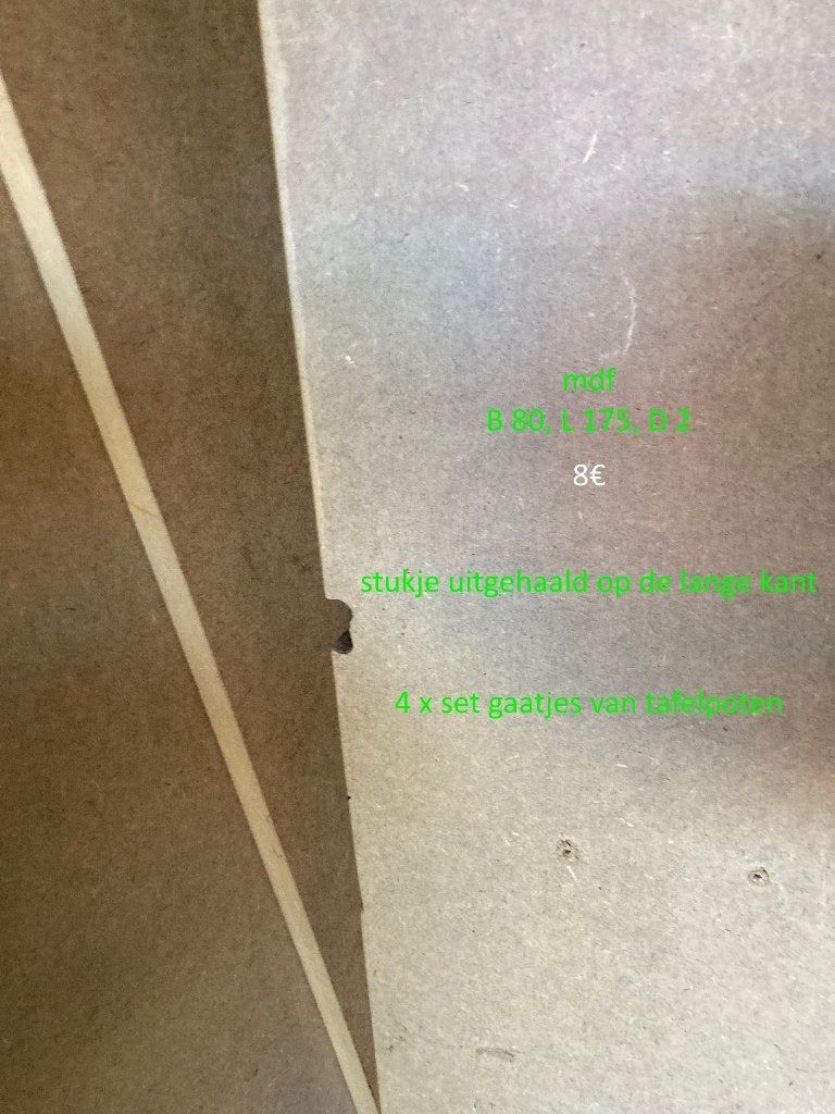 mdf platen, Doe-het-zelf en Bouw, Ophalen