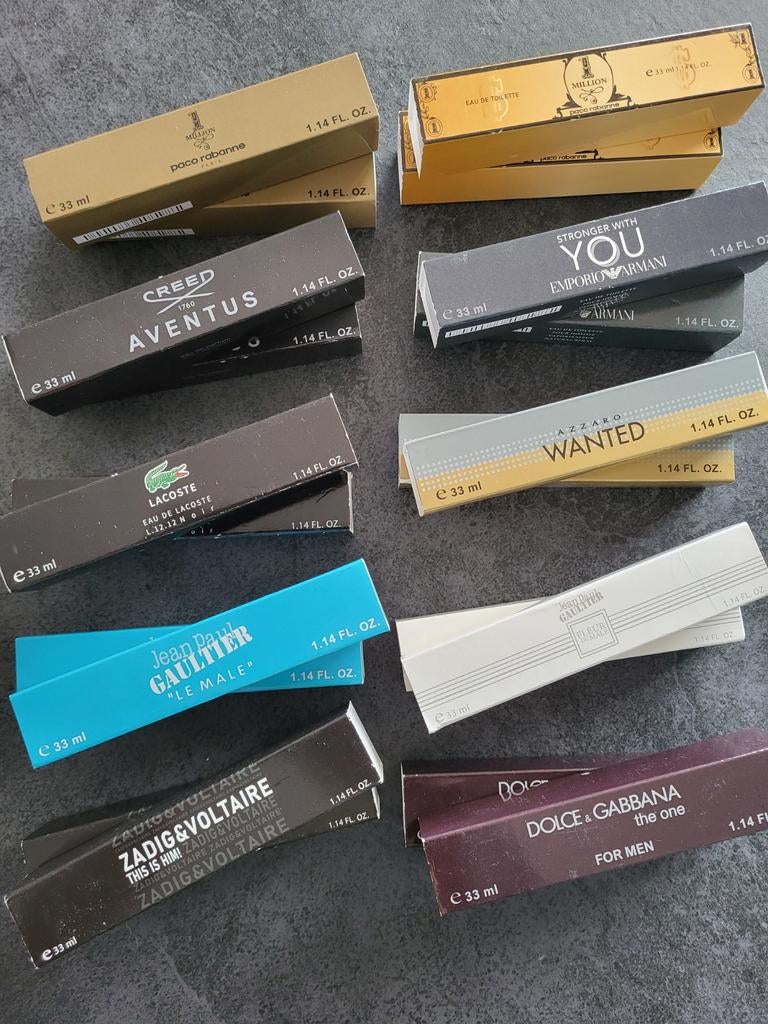 Parfums homme 33ml 💰 1pour 5€ ,💰 3 pour 12e, Enlèvement ou Envoi