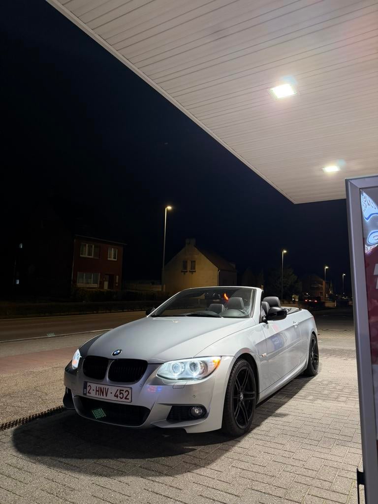 BMW E93 Cabrio Zilver Metallic, Automaat, Euro 5, Achterwielaandrijving, Zwart