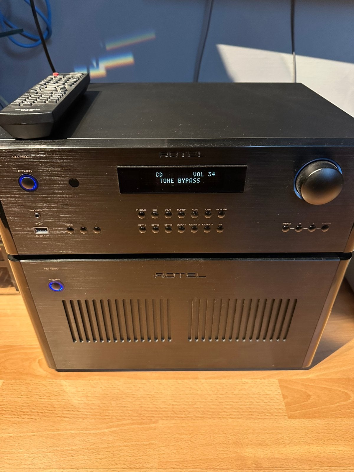 Rotel RC-1590 /RB-1590, Ophalen, Zo goed als nieuw