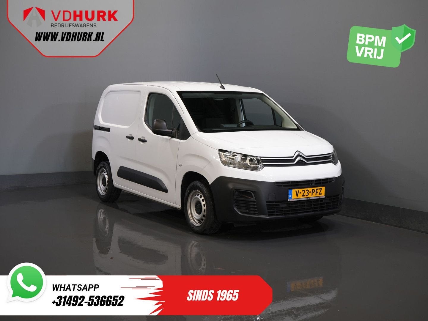 Citroën Berlingo 1.2 PureTech 110 pk BENZINE Airco/ Cruise/, Citroën, Electronic Stability Program (ESP), Wit, Bedrijf