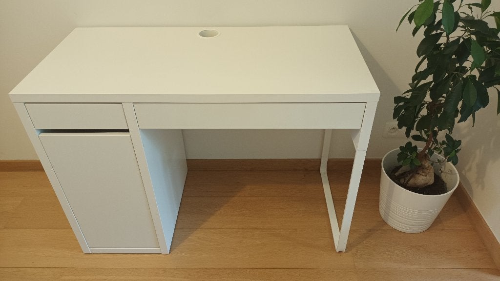 Ikea Micke kinderbureau, wit, Ophalen, Hout, Kinderbureau, 50 cm