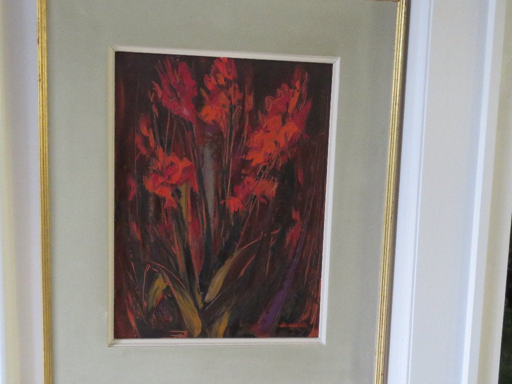 Nature morte de De Smedt avec des fleurs, Antiquités & Art, Enlèvement ou Envoi, Signé, Fleurs, Panneau