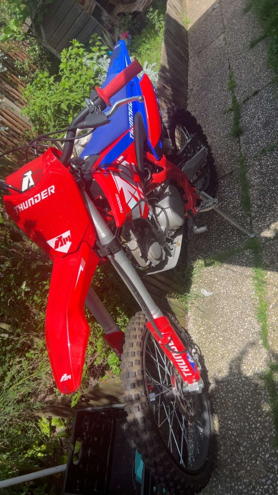 crossmotor thunder 125 cc TE RUIL!!, Ophalen, Zo goed als nieuw