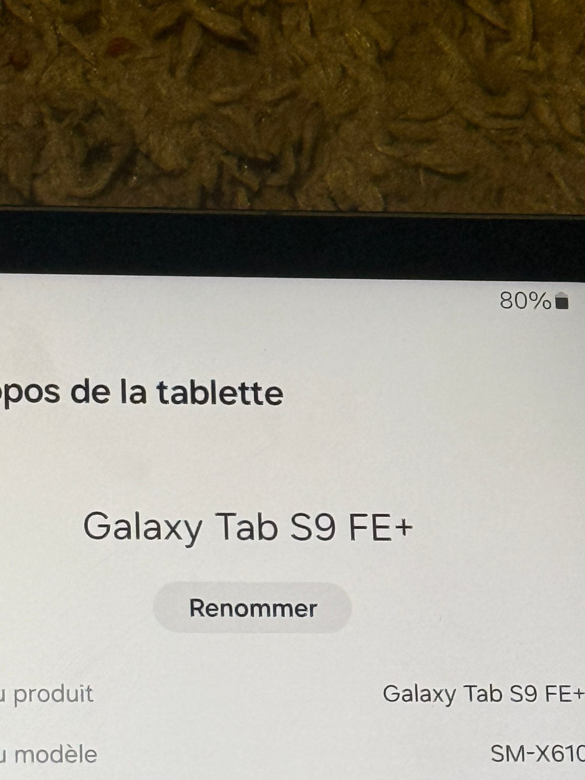 Samsung tab s9 fe+ 128gb, Enlèvement ou Envoi, Comme neuf