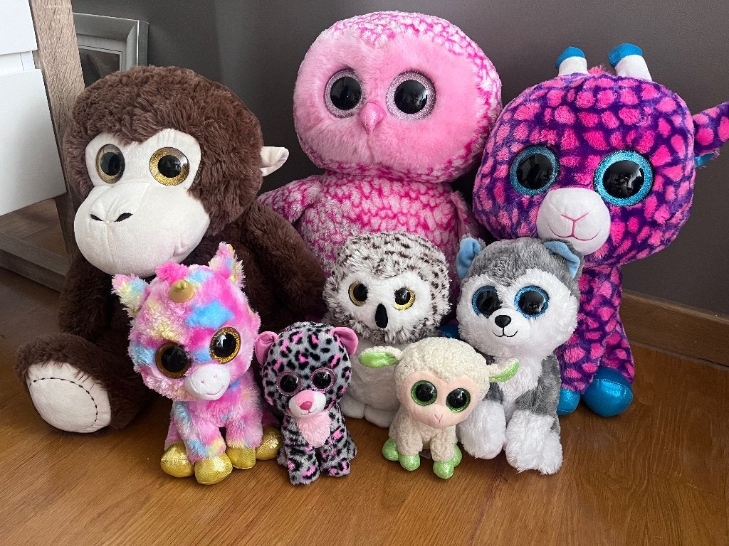 Knuffels TY beanies (8 stuks), Kinderen en Baby's, Speelgoed | Knuffels en Pluche, Ophalen, Zo goed als nieuw, Ty
