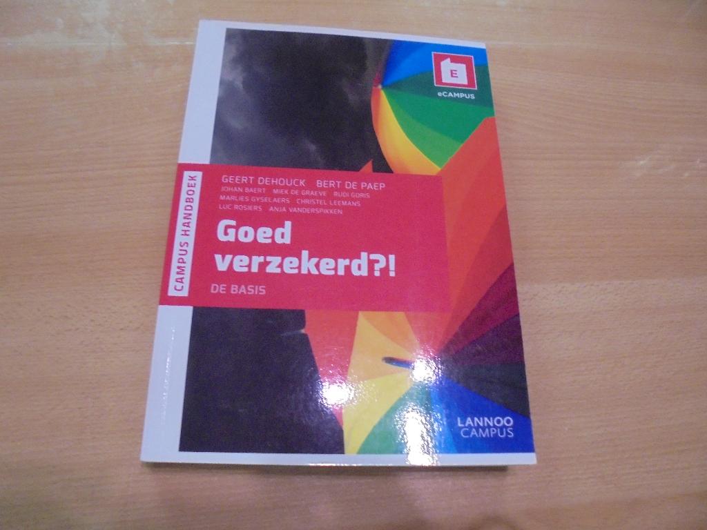 Goed verzekerd?! De basis, Boeken, Studieboeken en Cursussen, Ophalen of Verzenden, Zo goed als nieuw, Hogeschool