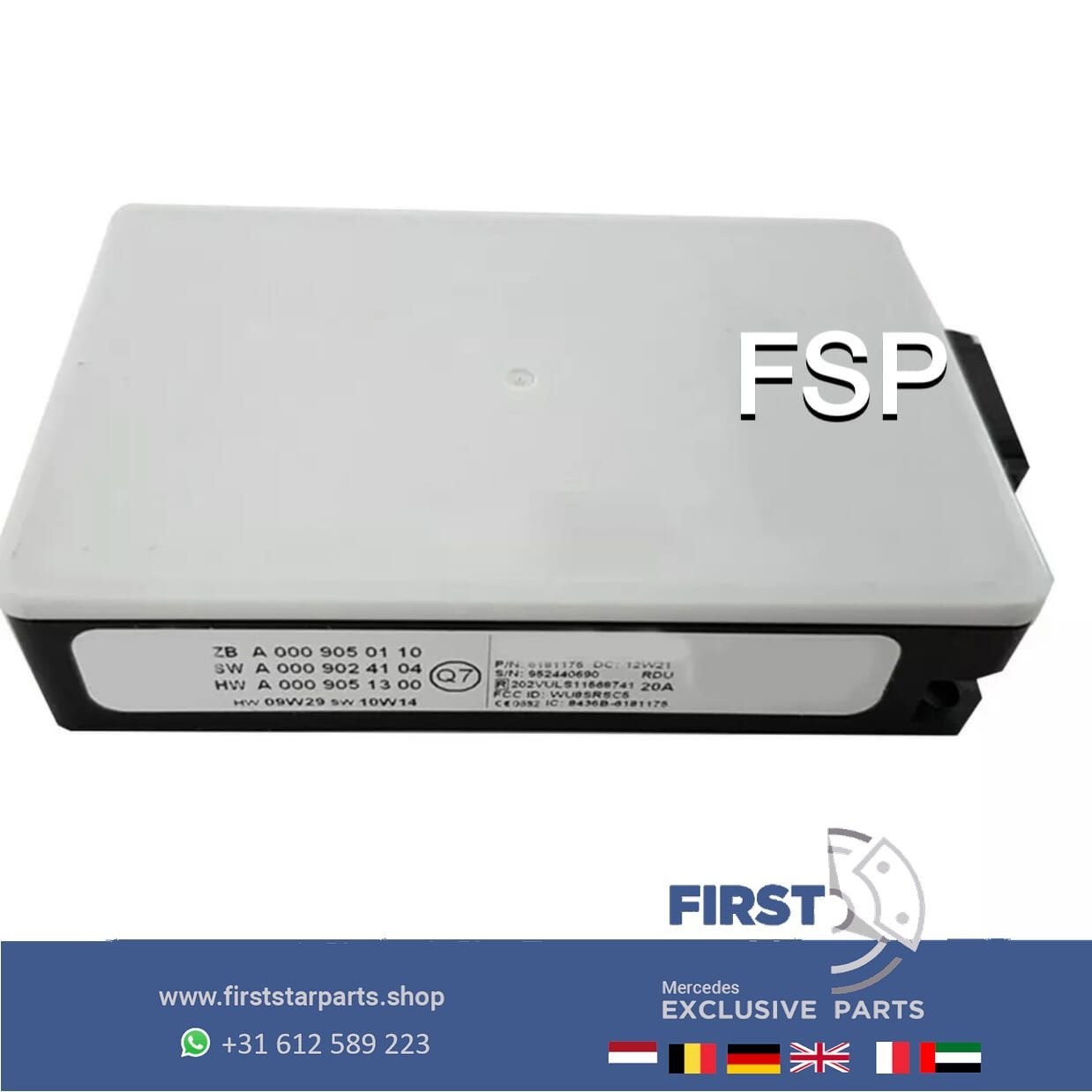 A0009050110 dodehoek radar sensor Mercedes W204 W212 WX2H6 W, Utilisé, -, -, Enlèvement ou Envoi
