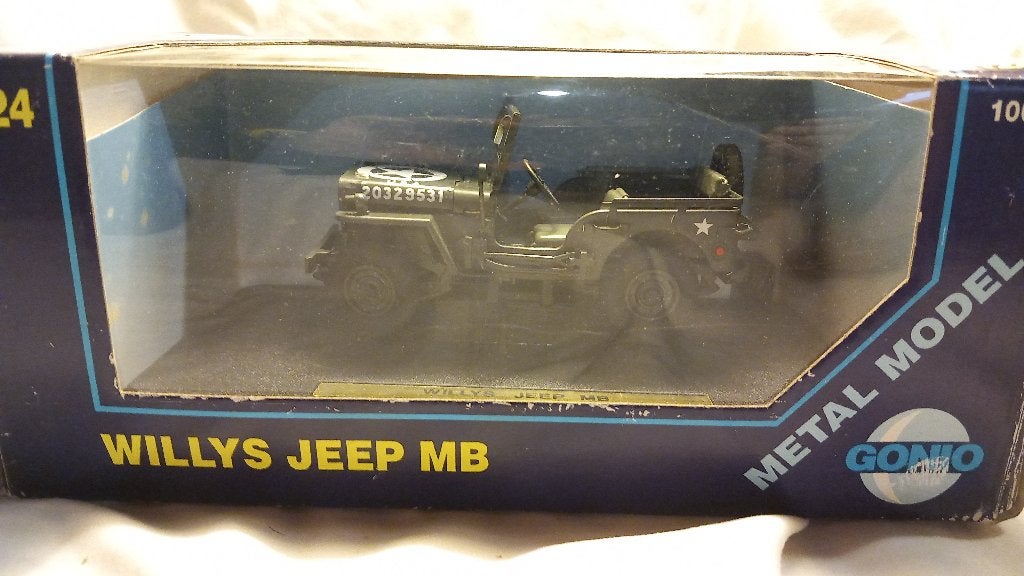 Jeep willy s 1/24iem vintage, Autres marques, Voiture, Plus grand que 1:32, Utilisé