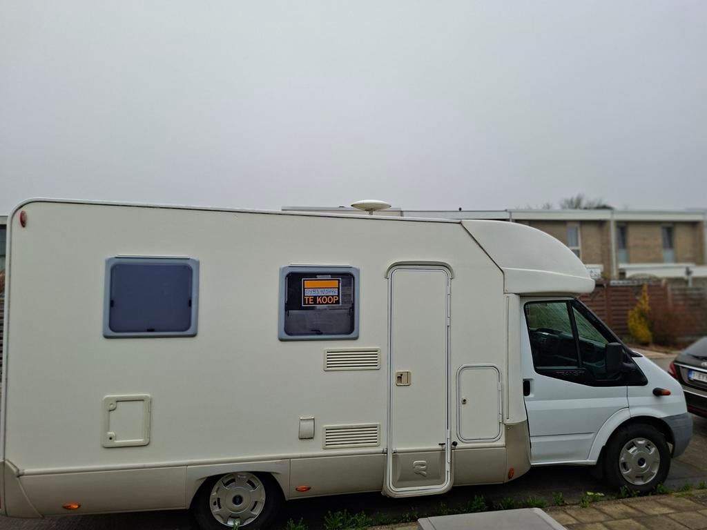 Mobilhome camper ford rimor ideal als starter gekeurd, Caravans en Kamperen, Mobilhomes, Particulier, Ford, Ford, Diesel, Ophalen