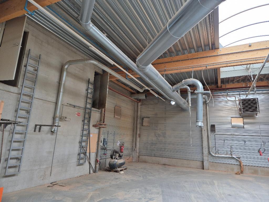 120 m tuyaux et coudes d'aspiration, vannes d'arrêt, Enlèvement, Comme neuf, Ventilateur et Extracteur