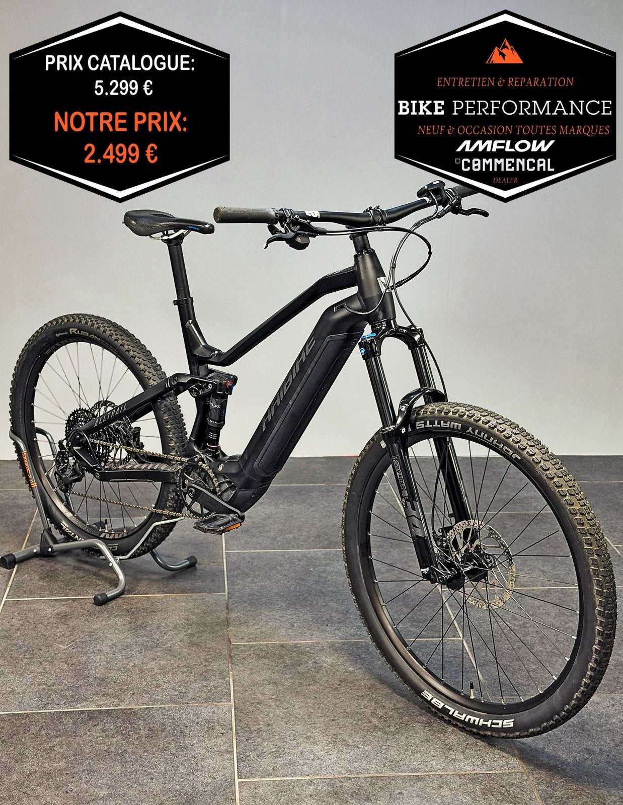 HAIBIKE Alltrail 9 titan/limoen/zwart (2025), Ophalen, Zo goed als nieuw