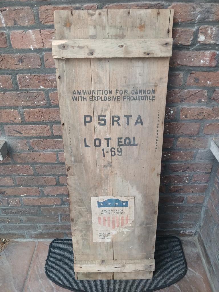 Deksel munitiekist, Verzamelen, Militaria | Algemeen, Ophalen